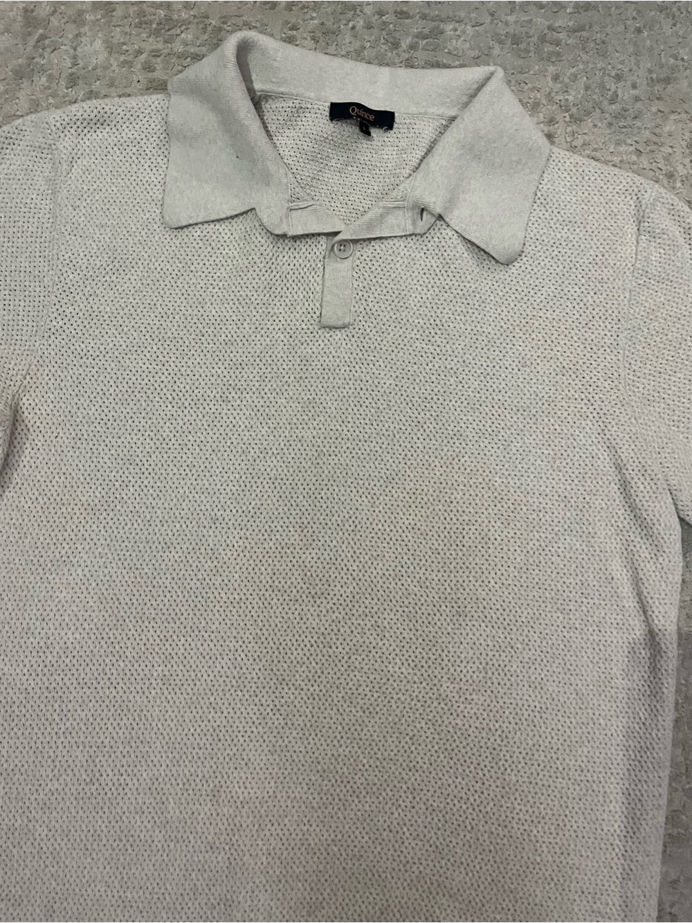 Quince Organic Cotton Knit Polo
